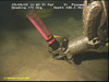 ROV holding tracer sample